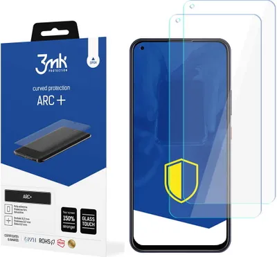 Produktbild von 3mk Display Schutzfolie ARC+ für ZTE Blade V2020  0,17mm Self-Heal (2 Stück)