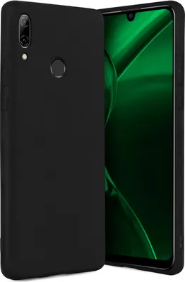 Produktbild von ONEFLOW® Slim Case kompatibel mit Huawei P smart 2019 - Hülle ultra dünn aus Silikon, Schwarz