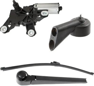 Image de Moteur d'essuie-glace arrière Bras d'essuie-glace Gicleur pour Skoda Octavia 1Z Combi