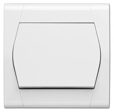 Image de Interrupteur simple Classique Elektro-Plast Nasielsk blanc 085100 0851-00