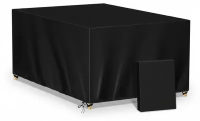 Immagine prodotto di InAndOutdoorMatch - Copertura per mobili da giardino - Impermeabile - Resistente ai raggi UV - Colore: nero