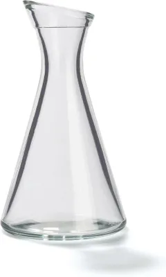 Immagine prodotto di Set di 12 pezzi caraffa piccola da 0,2 l con collo obliquo caraffa di alta qualità adatta come caraffa per limonata caraffa per vino Stölzle Pisa caraffa in vetro