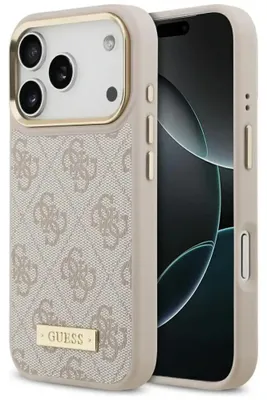 Produktbild von Etui Guess 4G Logo Plate Magsafe Do      Iphone 17 Pro Różowy
