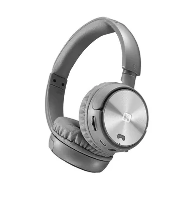 Image de Casque Stéréo Bluetooth Swissten Trix Gris Argenté