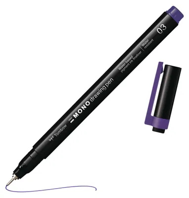 Productafbeelding van Tombow WSEFL18-03 Tombow MONOdrawing Fineliner lila 0,35 mm, 1 St.