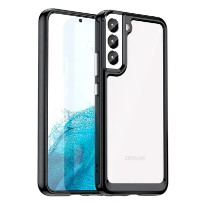 Produktbild von Outer Space Case Samsung Galaxy S23+ Cover mit flexiblem Rahmen Schwarz