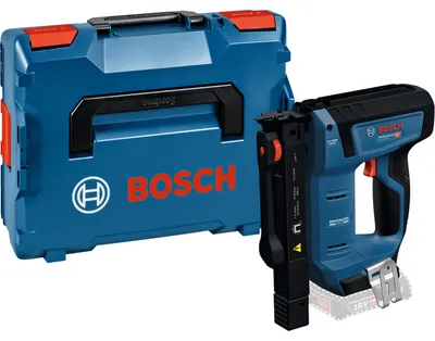 Image de Agrafeuse à bois sans fil Bosch GTH 18V-14 18 V 10,6 x 6 - 14 mm Brushless (0601482801) + L-Boxx - sans batterie, sans chargeur