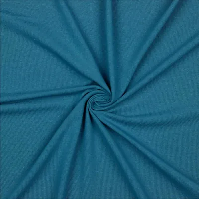 Baumwoll Leinen Jersey meliert ab 0,5 m x 1,45 m Leinenstoff Oeko-Tex jeansblau