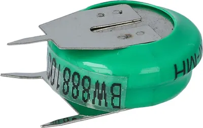 Produktbild von vhbw NiMH Ersatz Knopfzellen-Akku Typ V80H 3-Pins 80mAh 1,2V kompatibel mit Modellbau-Akkus, Solar-Leuchten uvm.