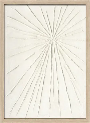 Produktbild von Leinwandbild Original gerahmt Rays 53x73 cm