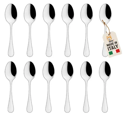 Immagine prodotto di AkitaInk Set 12 Cucchiaini da Moka Boston Inox 18/C