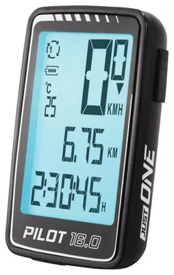 Image de Cyclocomputer One Pilot 16.0 filaire noir