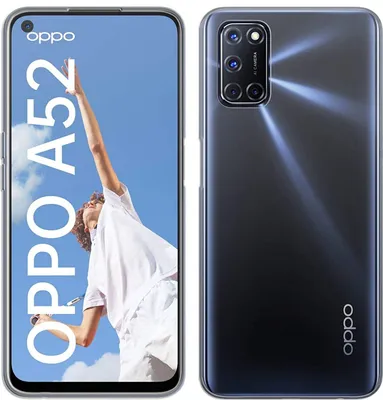 Produktbild von cofi1453® Silikon Hülle Basic kompatibel mit Oppo A52 Case TPU Soft Handy Cover Schutz Transparent