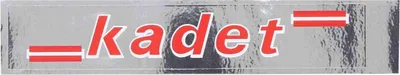 Produktbild von Aufkleber Romet Kadet Rot Kat-K