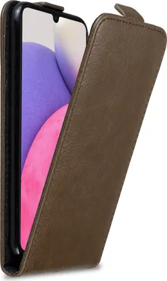 Image de Cadorabo Housse pour Samsung Galaxy A33 5G Housse de protection en marron Flip Etui Housse de téléphone portable Case Cover