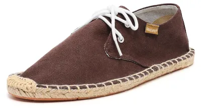Image de Solidchoice - Chaussures en toile unies pour hommes, avec semelle plate