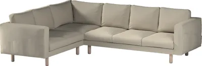 Produktbild von Dekoria Bezug für Norsborg 5-Sitzer Ecksofa, grau-beige, Norsborg 5-Sitzer Ecksofabezug
