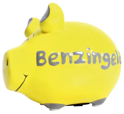 Productafbeelding van KCG 100477 Spaarvarken "Benzingeld" - Keramiek, klein