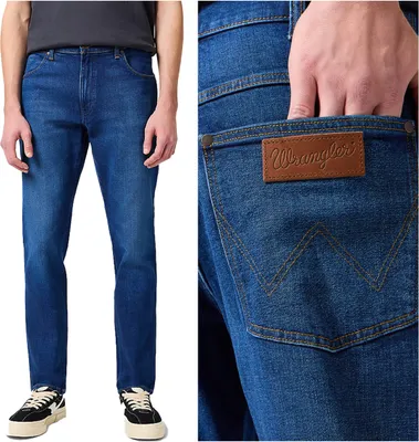 Immagine prodotto di WRANGLER, Jeanshosen per bambini, vestibilità dritta, RIVER, W36 L32, Blau, Jeans, baggyjeans, buggy