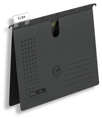 Produktbild von ELBA Hängehefter chic für A4, anthrazit, 25er Pack, Hängeregister