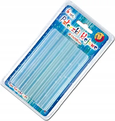 Zdjęcie produktu dla Klej do pistoletu na gorąco wkłady 11mm 6szt.