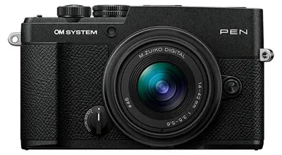 Obrázok produktu pre OM SYSTEM PEN Noir + objektív 14-42mm f/3.5-5.6 III