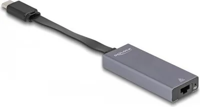 Produktbild von Delock - Netzwerkadapter - USB-C 3.2 Gen 1 - 2.5GBase-T x 1 - Anthrazit