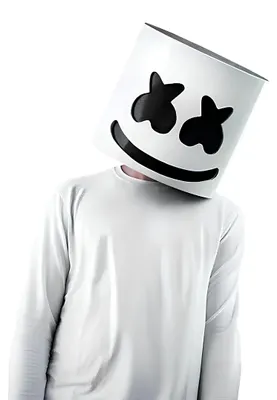 Immagine prodotto di Maschera luminosa a LED Marshmello, la prima ad apparire sulla testa dell'americano che ha inventato e adottato lo pseudonimo Bright Shine
