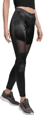 Produktbild von Urban Classics Ladies - Shiny TECH MESH Leggings - M