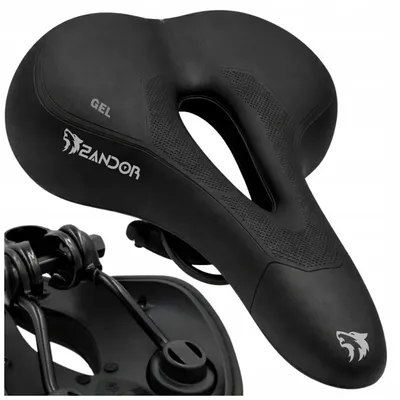 Produktbild von Zandor Sättel Fahrrad weich mit Federung ergonomisch wasserabweisend L