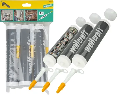 Obrázok produktu pre wolfcraft 3 prázdne kazety 310ml - 4044000