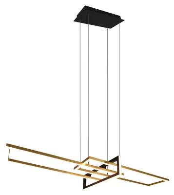 Zdjęcie produktu dla Lampa wisząca LED SALINAS złoty Trio 320310308