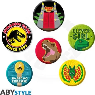 Image de JURASSIC PARK - Pack d'insignes Icons. 5 types