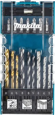 Productafbeelding van Makita boor- en bitset, 17-delig.