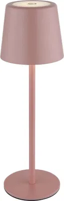 Produktbild von LED Tischleuchte, rosa, Metall, Akku, Touchdimmer, H 28 cm