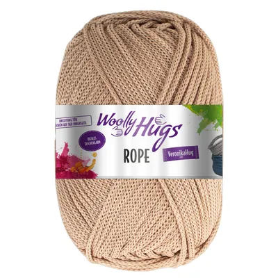 Produktbild von Woolly Hugs ROPE 200 g vielseitiges und ideales Taschengarn 140 m Farbe 015 - beige