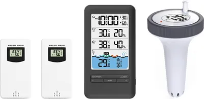 Immagine prodotto di Sensore di temperatura per piscina IMMAX NEO LITE SMART + 2x sensore di temperatura e umidità interna, TUYA