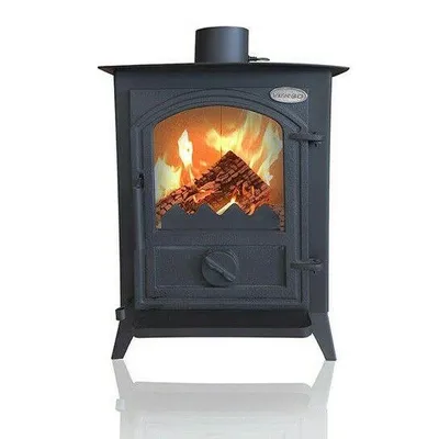 Zdjęcie produktu dla Verso 1 CID Wood Stove - 7,5 kW | Niezawodna wydajność dla małych i średnich pomieszczeń z żeliwnymi drzwiczkami