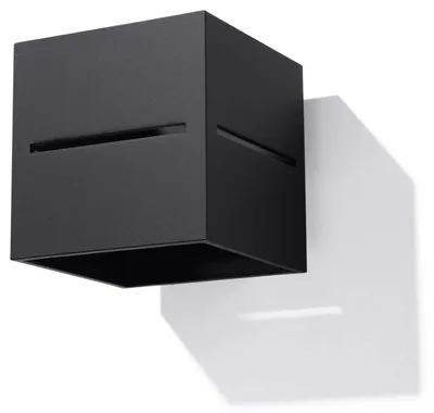 Zdjęcie produktu dla Lampa ścienna LOBO Czarny SL.0204 Sollux