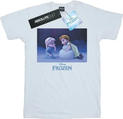 Produktbild von Disney - "Frozen Build A Snowman" T-Shirt für Damen BI24727 (XXL) (Weiß)