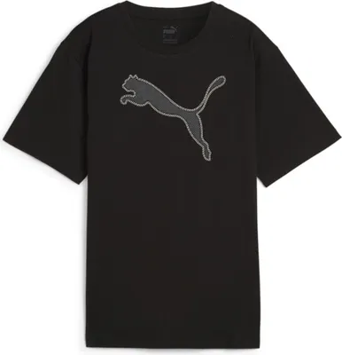 Produktbild von Puma Graphic Kurzarm-t-shirt Schwarz L Frau Schwarz L