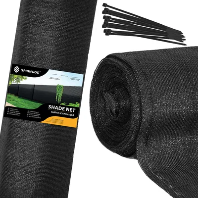 Productafbeelding van Zichtbreeknet | Zichtdoek | Privacynet | Schaduwdoek | Rol 1,5 x 10 m | 90 % Schaduw | 140g/m² | Zwart