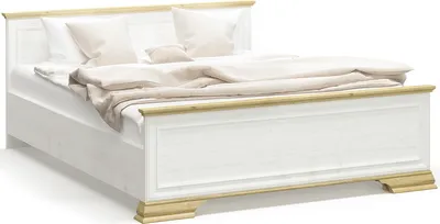 Obrázek produktu pro nabbi Manželská postel s roštem Igins LB-160 160x200 cm - sosna Andersen / dub zlatý