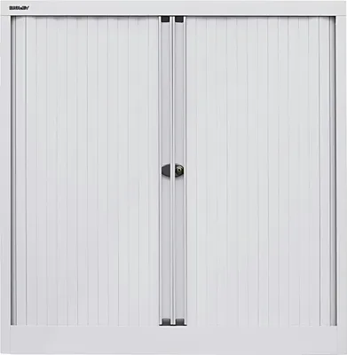 Produktbild von BISLEY Rollladenschrank EuroTambour Maße: 100 x 103 x 43 cm (B x H x T) Anzahl der Fachböden: 2 Fachböden