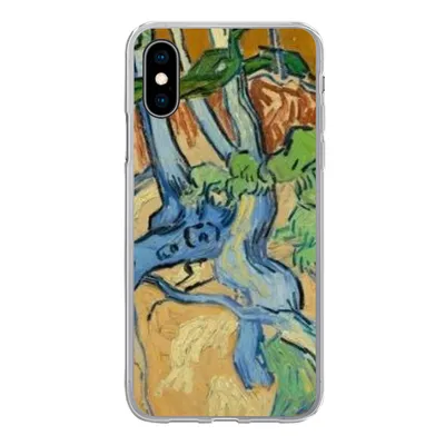 Produktbild von MuchoWow® Handyhülle Schutzhülle Hülle für iPhone X Baumwurzeln - Vincent van Gogh Silikon Softcase Handy Hülle - Handyhülle