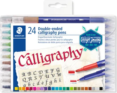 Image de Staedtler 3005 TB24 Faserschreiber DUO 24ST sortiert(S)