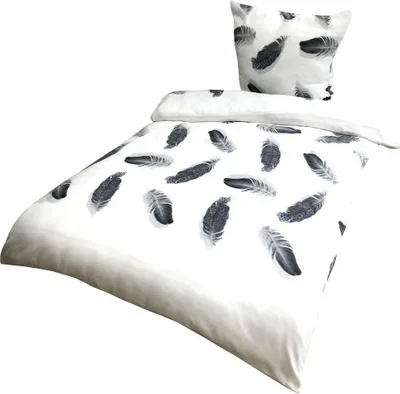 Produktbild von 2 tlg Winter Bettwäsche 135x200 Thermo Fleece Flausch weich warm FEDER