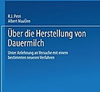 Obrázek produktu pro Ueber die Herstellung von Dauermilch