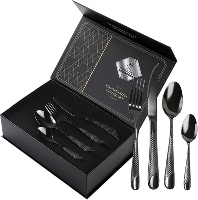 Produktbild von Besteckset 24-teilig, Edelstahl, 6 Personen, für Zuhause