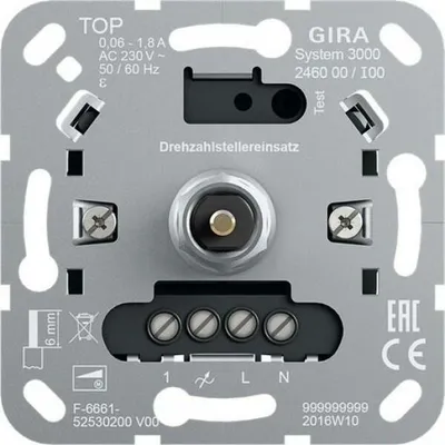 Produktbild von Gira Drehzahlstellereinsatz 246000